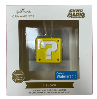 Hallmark ? Block from Super Mario Christmas Ornament New With Box