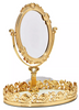 Bath and Body Works Disney Princess Belle Gold Mirror Tray Body Care New w Box