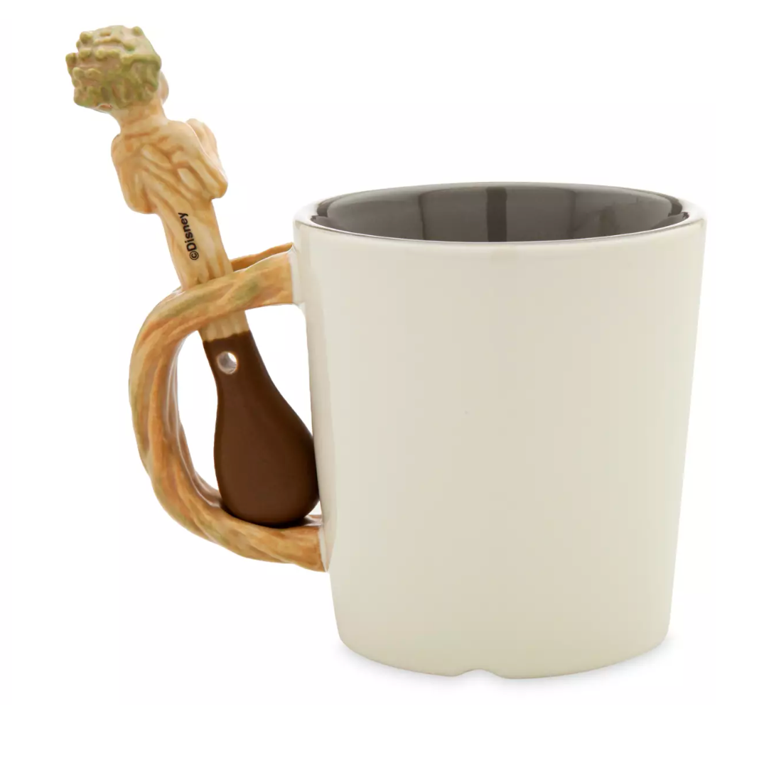 Disney Parks Marvel Guardians of Galaxy I Am Groot Coffee Mug with Spoon New