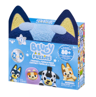 Disney Bluey Fuzzies: Friends & Family Pack – Series 1 Toy New With Tag