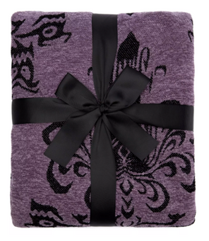 Disney Parks The Haunted Mansion Wallpaper Throw Blanket New With Tag