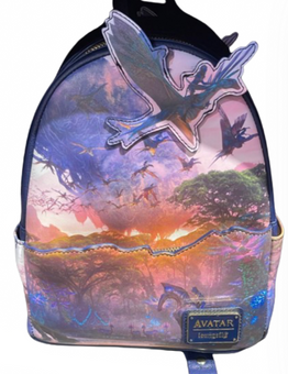 Disney Parks World of Avatar Pandora Loungefly Mini Backpack New With Tag