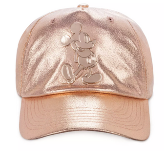 Disney Parks Mickey Mouse Rose Gold Baseball Cap Hat for TODDLER New With Tag