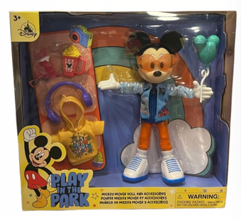 Disney Parks Play in the Park Mickey Mouse Doll Figurine Play Set New with Box