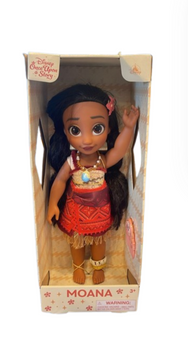 Disney Parks Once Upon a Story Princess Moana 16inc Doll New with Box