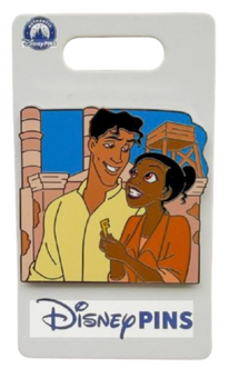 Disney Parks Tiana and Prince Naveen Princess and the Frog Pin New With Card