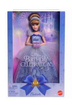 Disney Cinderella Princess Birthday Celebration Doll Mattel New With Box
