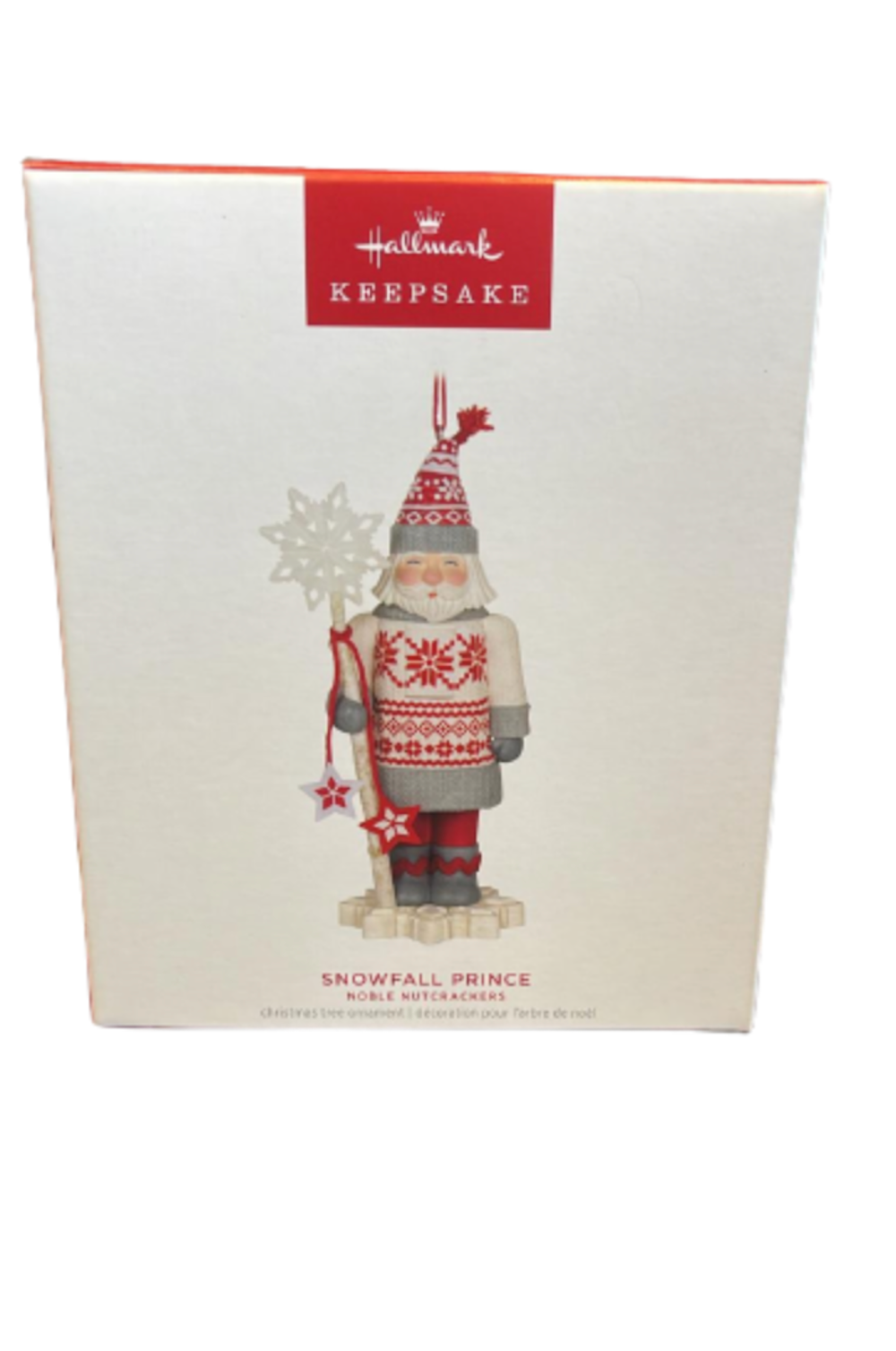 Hallmark 2023 Keepsake Noble Nutcrackers Snowfall Prince Ornament New with Box