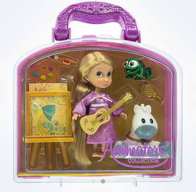 Disney Animators' Collection Rapunzel & Friends Mini Doll Play Set New with Case