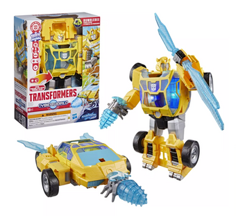 Transformers Cyberworld Energon Surge Bumblebee Power Spark Action Figure Toy Nw