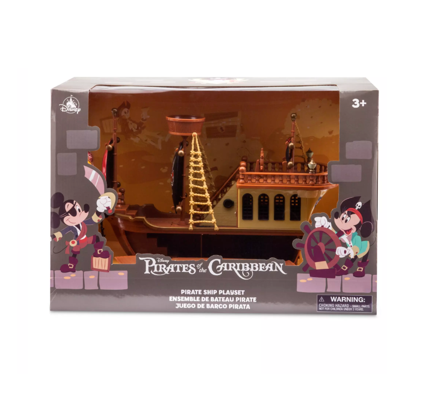 Disney Parks Pirates of the Caribbean Mickey and Friends Ship Playset New Box