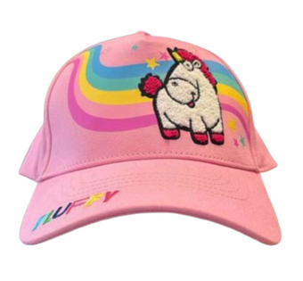 Universal Studios Despicable Me Fluffy Unicorn Ball Cap Hat Minions New W Tag