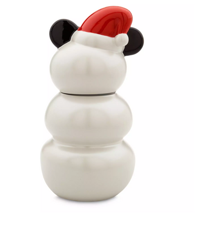 Disney Classics Christmas Mickey Snowman Cookie Jar New