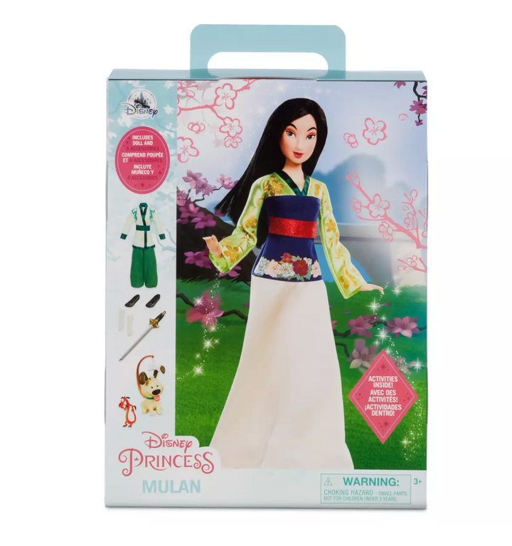 Disney Story Doll with Accessories and Activity Mulan New with Box