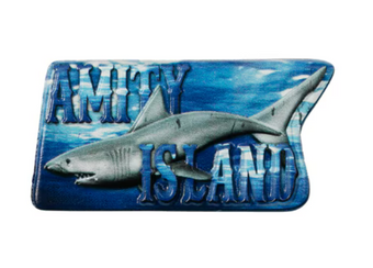 Universal Studios Jaws Shark Amity Island Pin New with Card