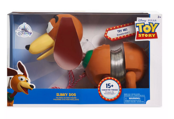 Disney Parks Toy Story Pixar Talking Slinky Dog 15 Character Phrases New