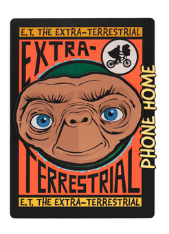 Universal Studios E.T. Extra Terrestrial Phone Home 2D Wooden Sign New With Tag