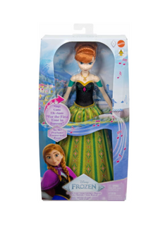 Disney Frozen Toy Singing Anna Doll in Signature Clothing Toy New With Box