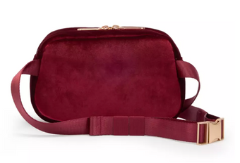 Disney Parks Mickey Mouse Velvet Hip Pack Bag New With Tag