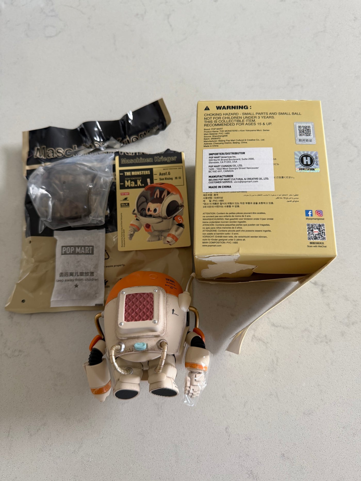 Pop Mart Labubu The Monsters x Kow Yokoyama Ma.k Sun Rising New w Box USA SELLER