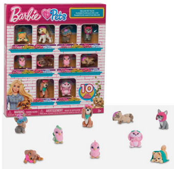 Barbie Deluxe Pet Surprise 14pc Toy New with Box