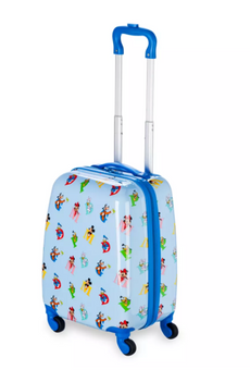 Disney Parks Mickey Mouse and Friends Rolling Luggage for Kids 19'' New With Tag