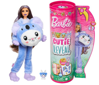 Barbie Cutie Reveal Bunny as a Koala Costume-Themed Doll & Accessories Toy New