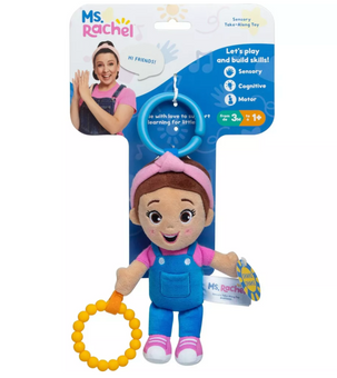 Ms. Rachel Sensory Take-Along Toy New With Tag