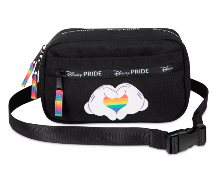 Disney Parks Mickey Mouse Heart Hands Hip Pack Pride Collection New with Tag