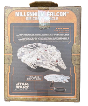 Disney Parks Star Wars Millennium Falcon Die-Cast Vehicle Toy New With Tag