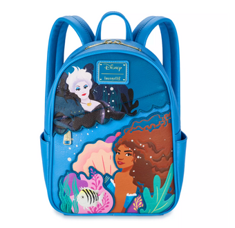 Disney The Little Mermaid Live Action Film Loungefly Mini Backpack New with Tag