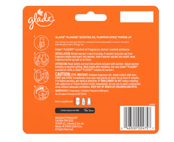 Glade Pumpkin Spice Things PlugIns Scented Oil 5 Refills Limited Edition New
