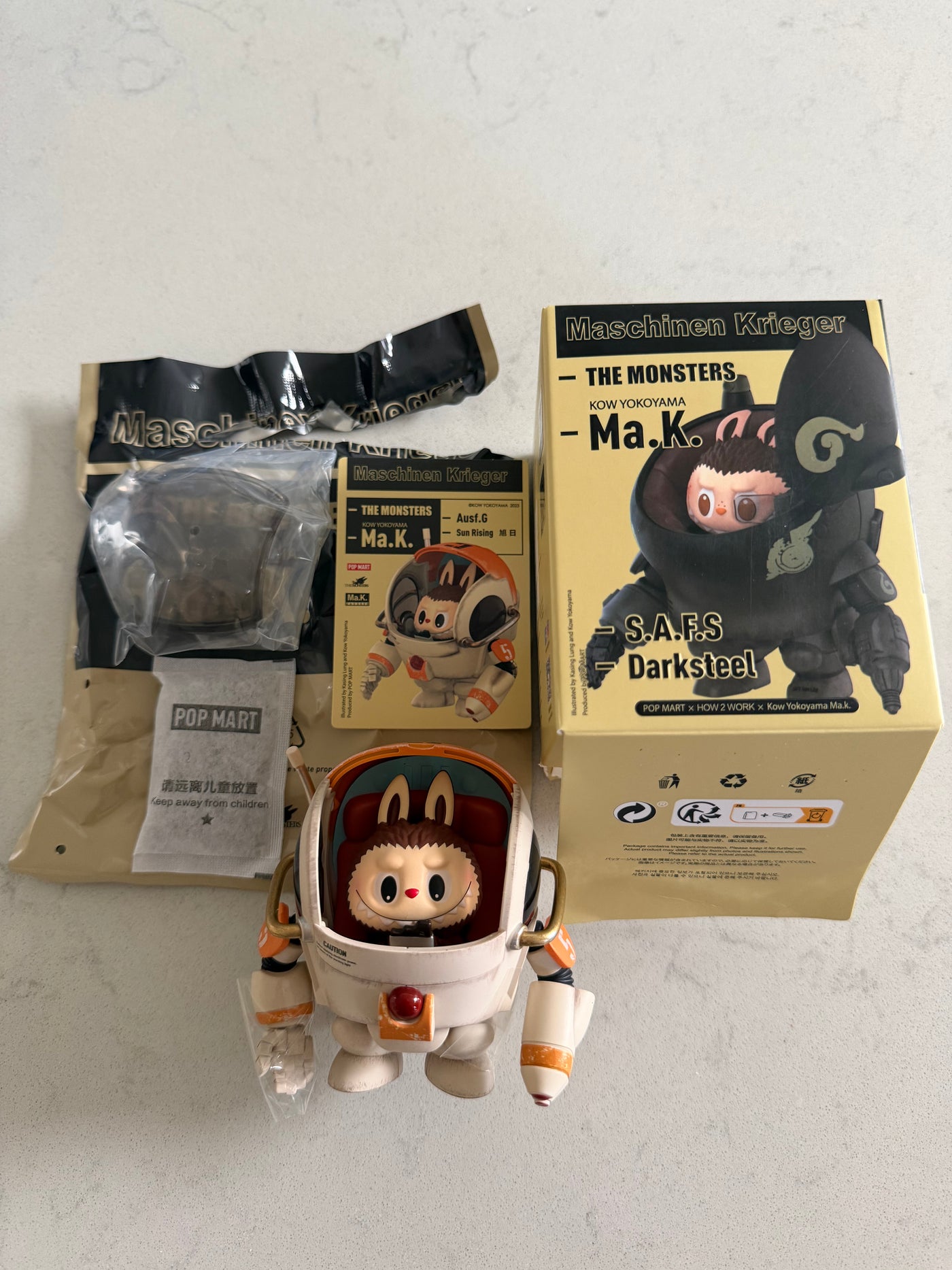 Pop Mart Labubu The Monsters x Kow Yokoyama Ma.k Sun Rising New w Box USA SELLER