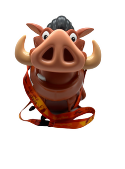 Disney The Lion King Pumbaa Popcorn Bucket with 25th Hakuna Matata Lanyard New