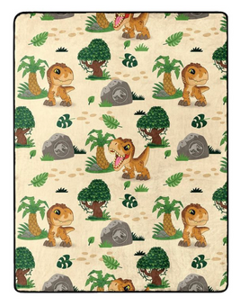 Universal Jurassic Park Throw Blanket and HD Hugger New with Tag