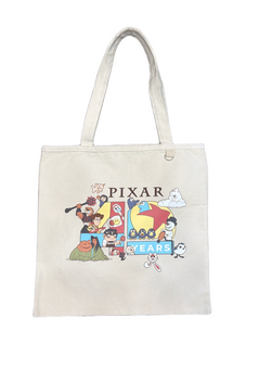 Disney Parks Pixar Years Canvas Tote Bag New With Tag