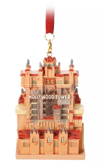 Disney Parks Hollywood Tower Hotel Sketchbook Christmas Ornament WDW New W Tag