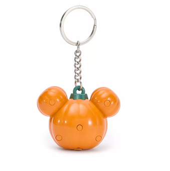 Disney Parks Halloween Mickey Jack-o'-Lantern Light-Up Keychain New with Tag
