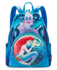 Disney Parks Little Mermaid 35th Glow-in-the-Dark Loungefly Mini Backpack New