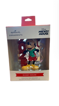 Hallmark Disney 2025 Glitter Mickey Christmas Ornament New With Box