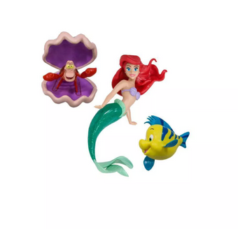 Disney Little Mermaid Dive Characters Kids' Pool Toy Ariel Flounder & Sebastian