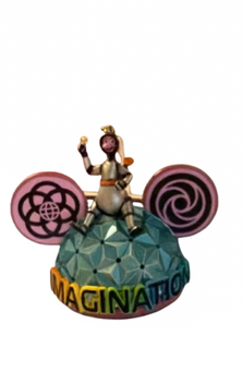 Disney Parks Figment Imagination Light Up Ear Hat Christmas Ornament New w Tag