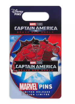 Disney Parks Red Hulk Pin Captain America: Brave New World Limited New With Tag