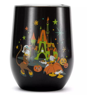 Disney Parks Halloween Donald and Daisy Trick or Treat Tumbler New