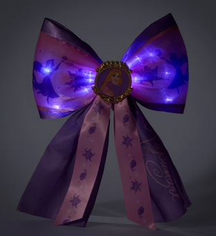 Disney Parks Tangled Rapunzel Princess Light-Up Hair Bow Accessory New With Tags