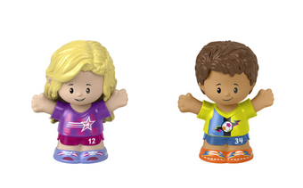Little People Sports Soccer Friends Athlete Figure Set Toddler Toys New