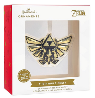 Hallmark Nintendo Legend of Zelda Crest Hyrule Christmas Ornament New with Box