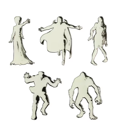 Universal Studios Dark Universe Monsters Pin Set New With Tag