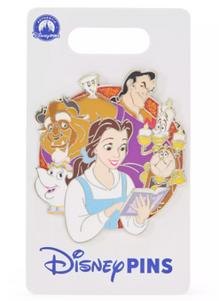 Disney Parks Beauty and the Beast Character Pin New with Tag