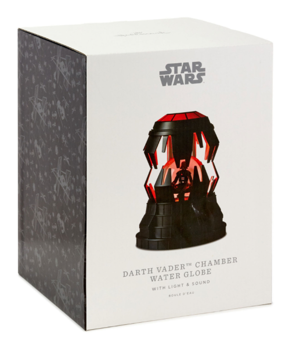 Hallmark Star Wars Darth Vader Chamber Water Globe With Light Sound New With Box